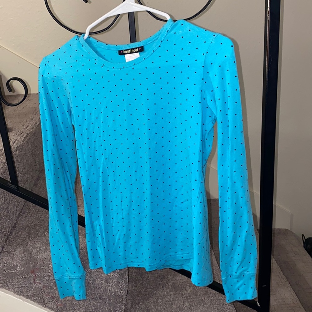 Heart soul scrub top